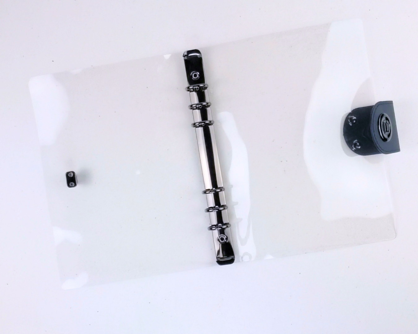 Classeur a5 Transparent Noir