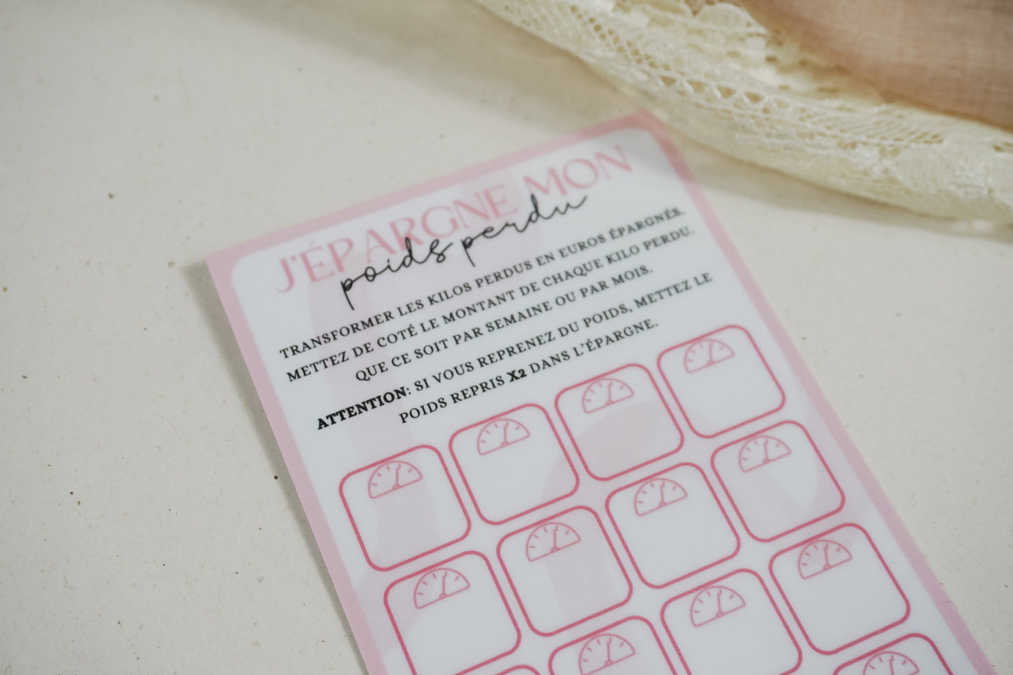 J'épargne mon poids perdus a6