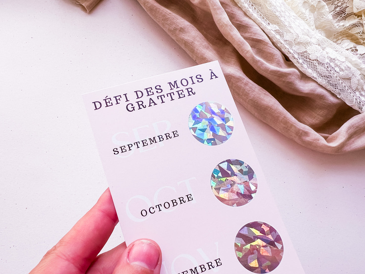Défi des mois à gratter a6