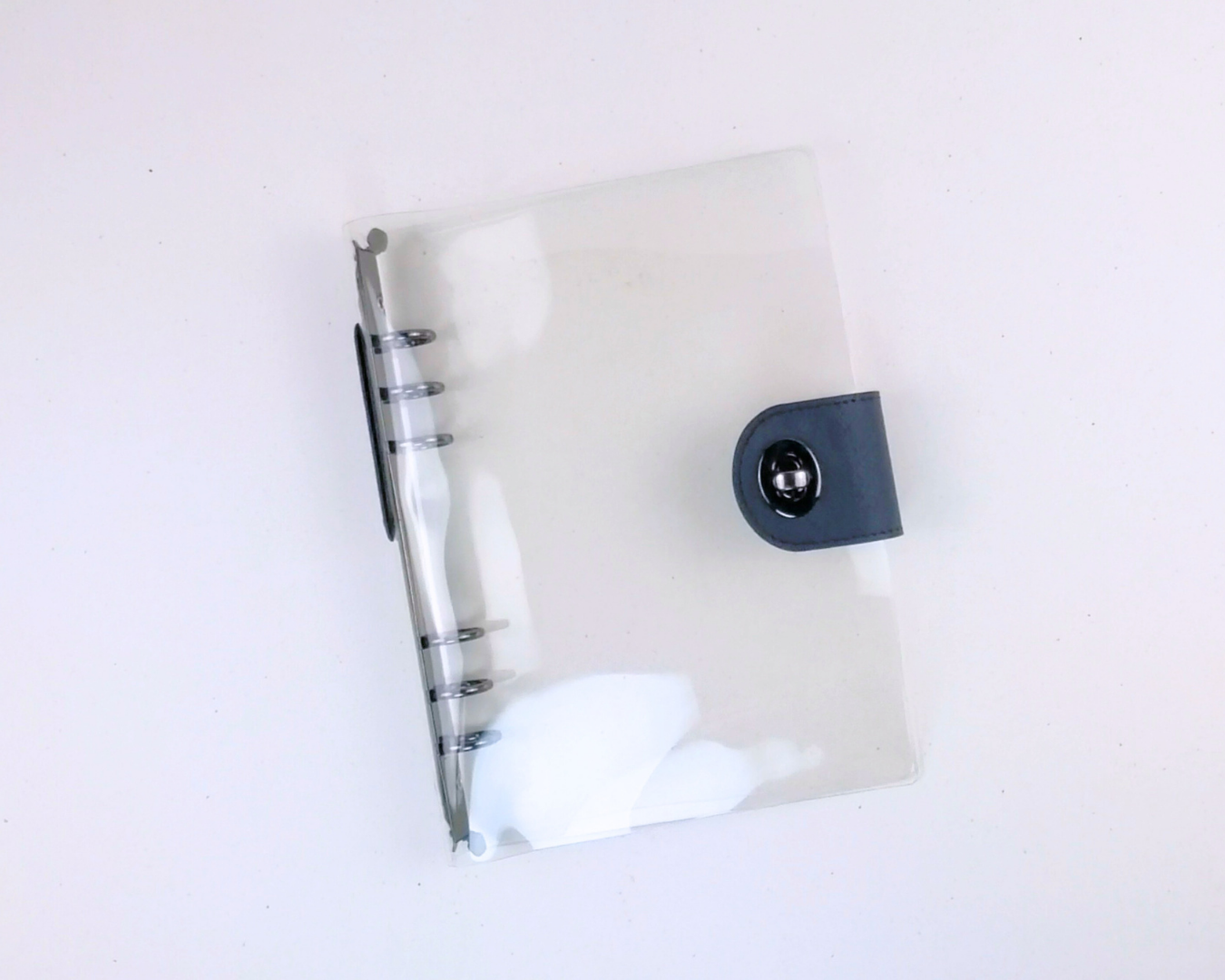 Classeur a5 Transparent Noir