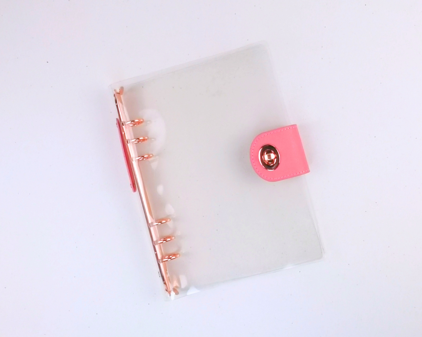 Classeur a5 Transparent Rose