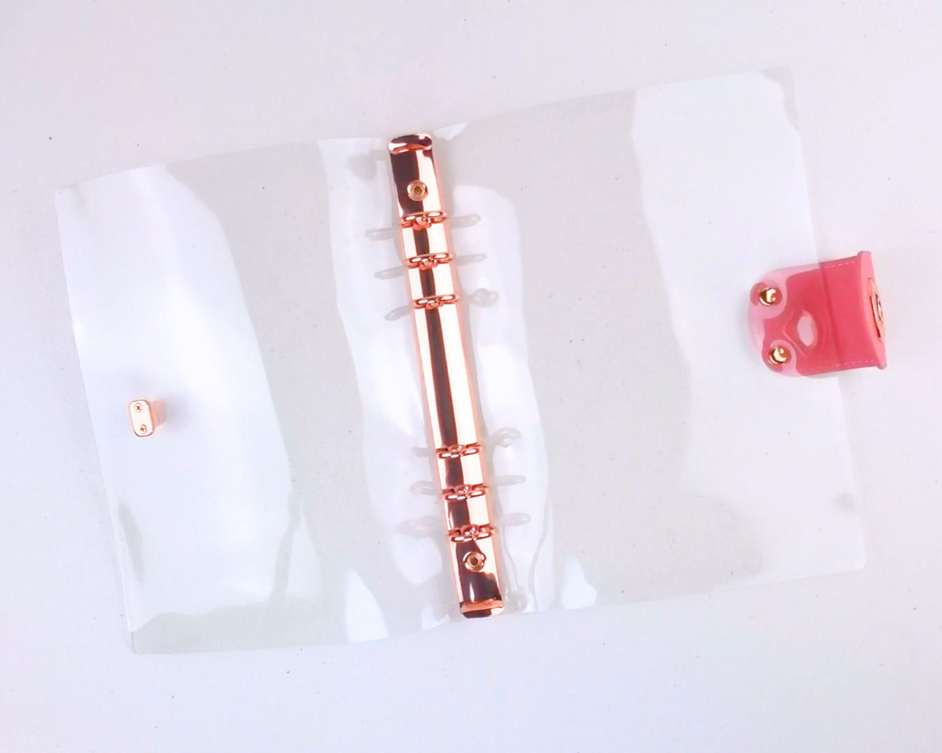 Classeur a5 Transparent Rose