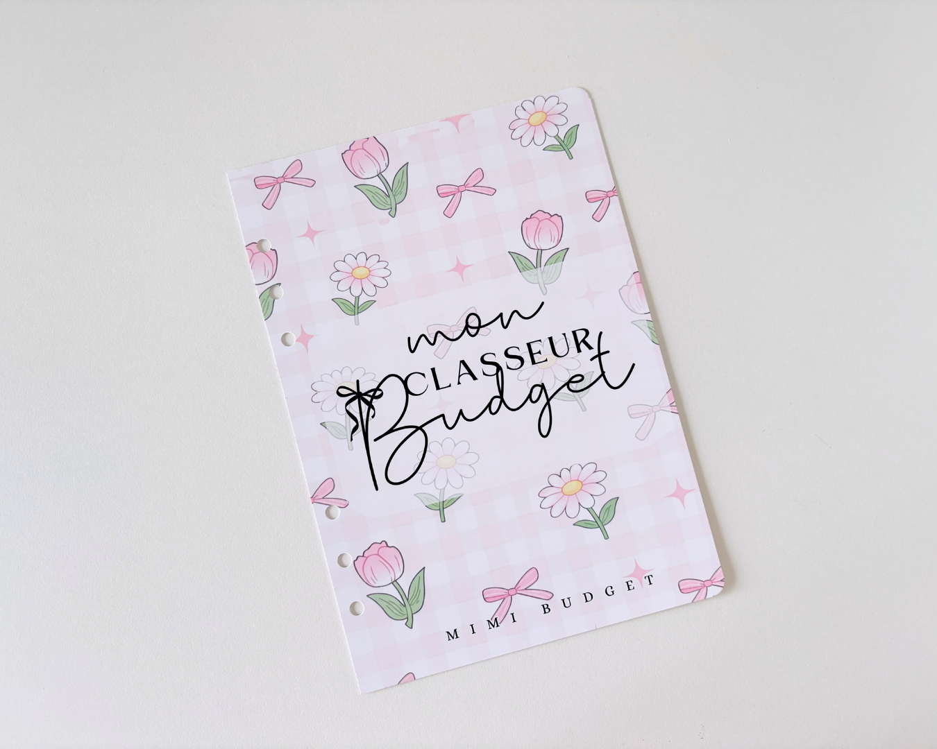Mon Classeur Budget - Page de garde