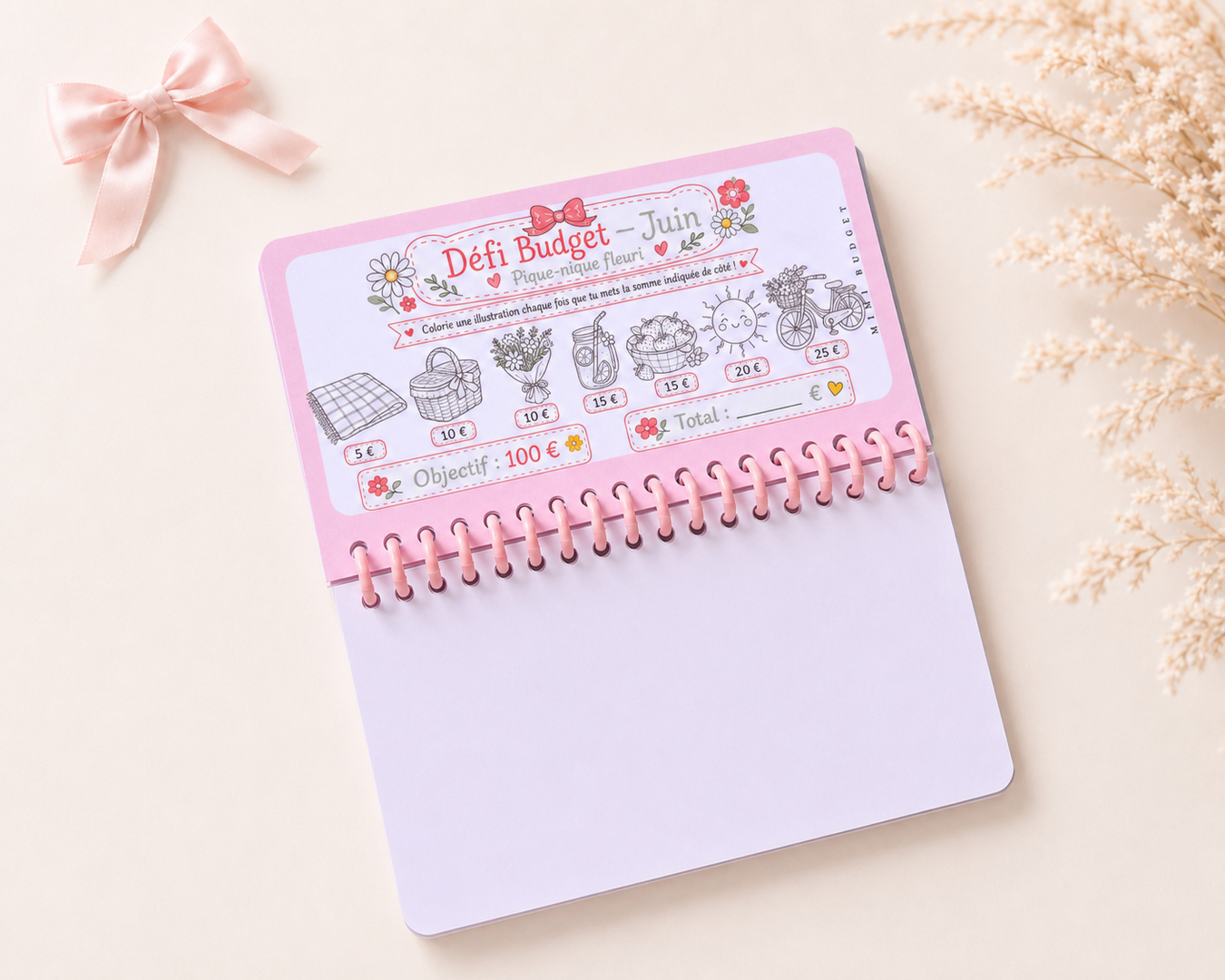 Carnet défi de l'année