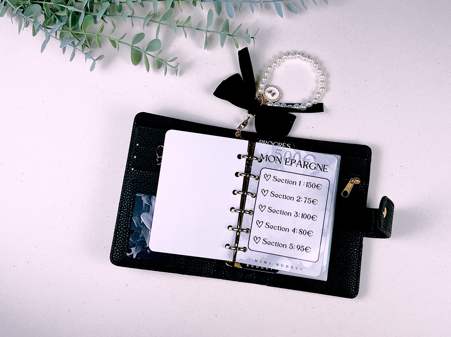 Épargne 500€ – Black & White