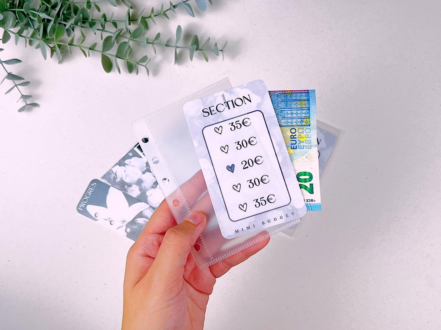 Épargne 500€ – Black & White